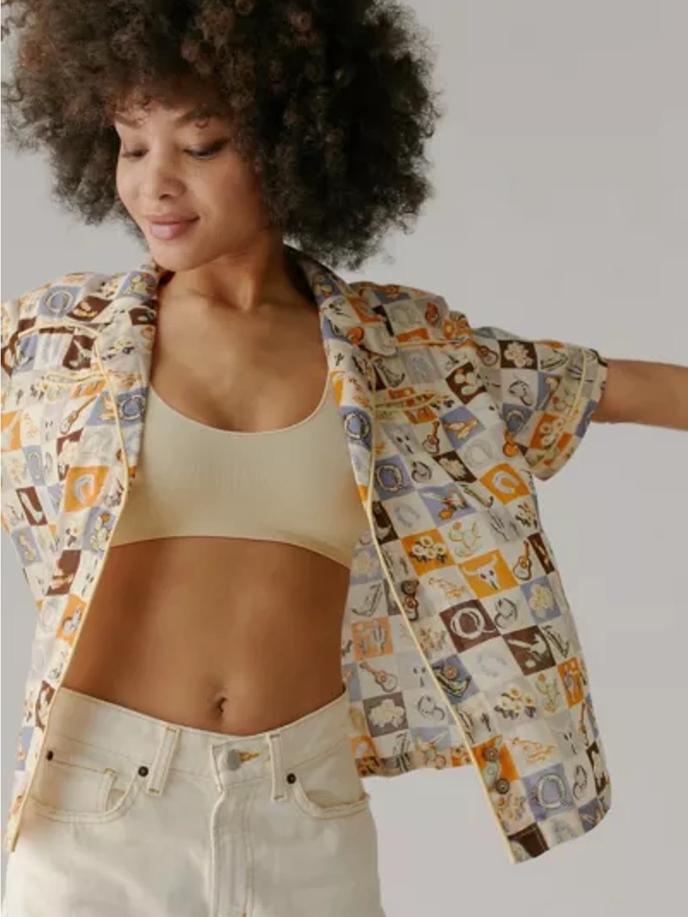 Urban Outfitters Freddie Souvenir Button Down Shirt